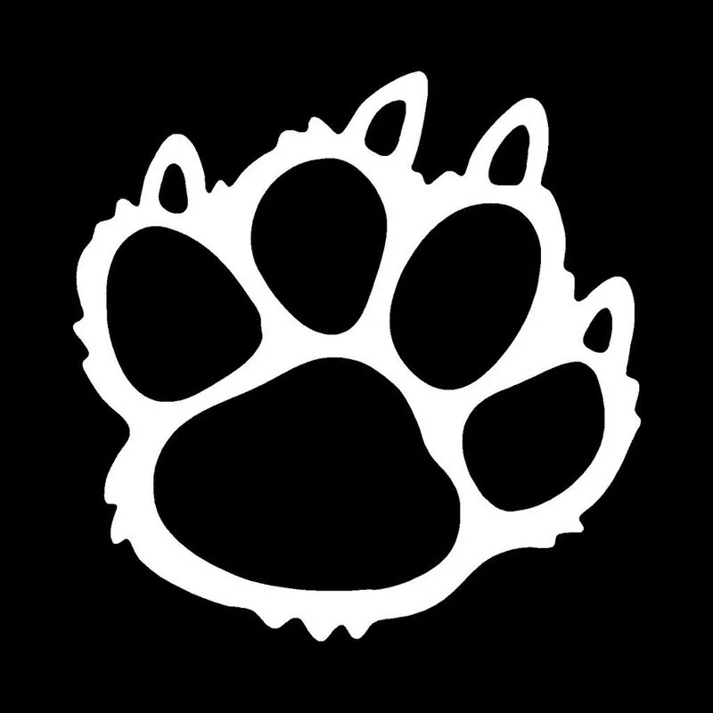 Крутая Наклейка На Автомобиль Забавная клейкая бумага gato negro zhua yin собака лапы принты Медведь Коготь креативный медведь прогулки следы бампер Sticke