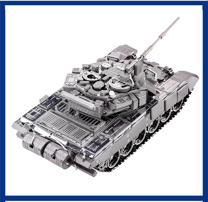 DIY 3D металлическая головоломка игрушка P047S T-90A танк модели наборы Сборный Металлический ремесло 3D Детские игрушки-пазлы