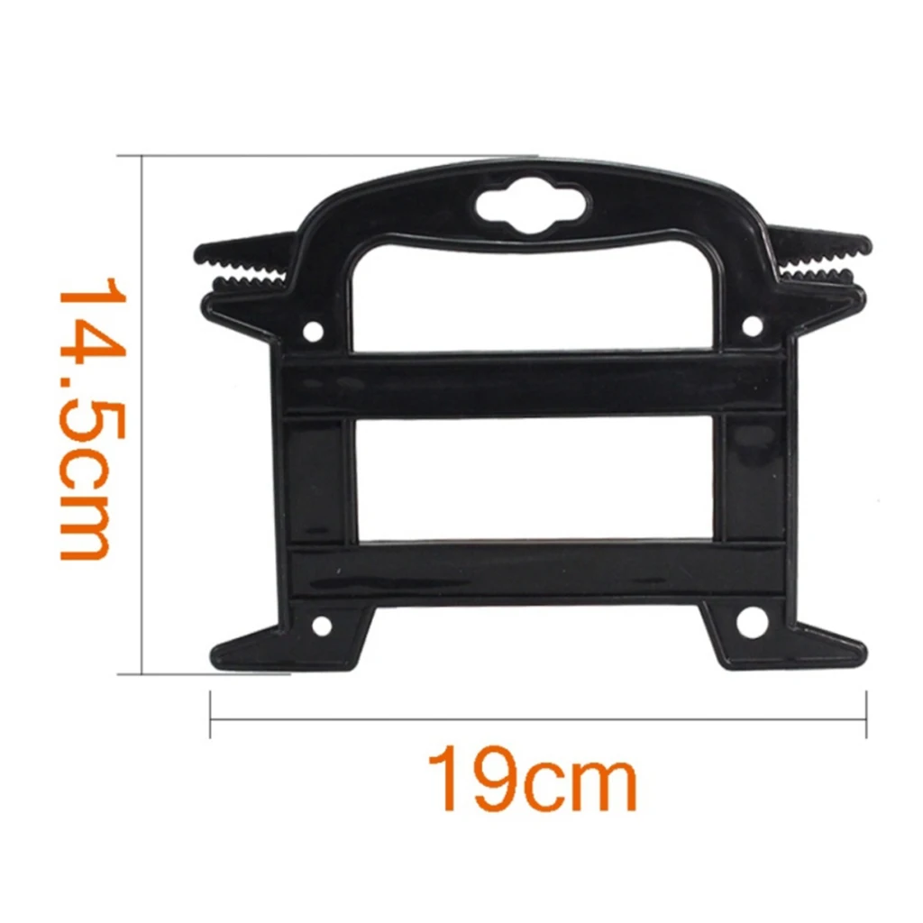 Paracord Ladder Winder Black Fishing Line Winder Cable Spool Rope Organizer Tool for Outdoor Camping Hiking Fishing Hunting