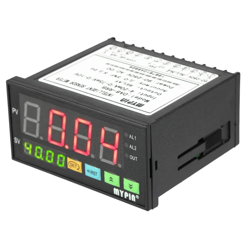 BMBY-mypin цифровой Сенсор метр Многофункциональный интеллигентая(ый) Led Дисплей 0-75Mv/4-20Ma/0-10V 2 реле сигнализации Выход Da8-Rrb