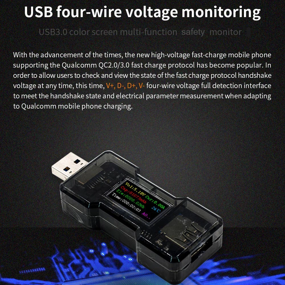 FNB18 USB Тестер DC Цифровой вольтметр Амперметр измеритель напряжения тока Ампер Вольты ампреметр детектор Банк питания зарядное устройство индикатор