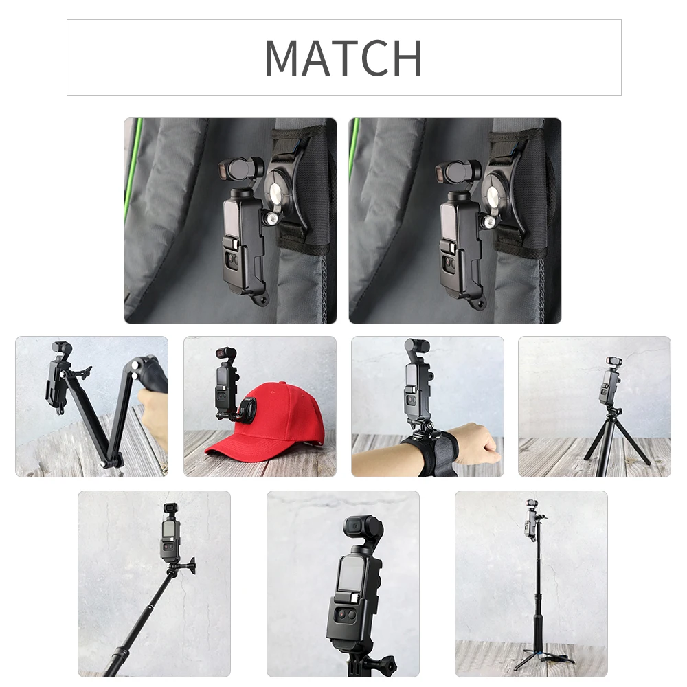 Держатель кронштейна с винтом 1/4 для карманного интерфейса камеры DJI Osmo и