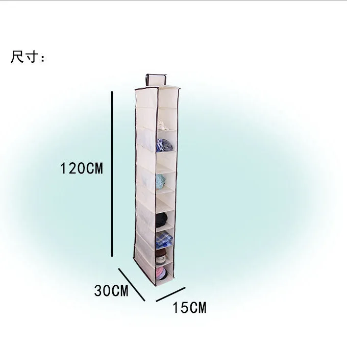 Yooap предметы домашнего обихода, сумка для хранения гардероба, нетканый материал, сложенный десять слоев, подвесной пылезащитный мешок для хранения обуви - Цвет: white