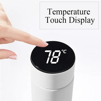 

New Dual-wall Stainless Steel Vacuum Flask 500ml Thermal Cup Coffee Tea Milk Travel Cup Thermal Flask Gift Thermal Cup