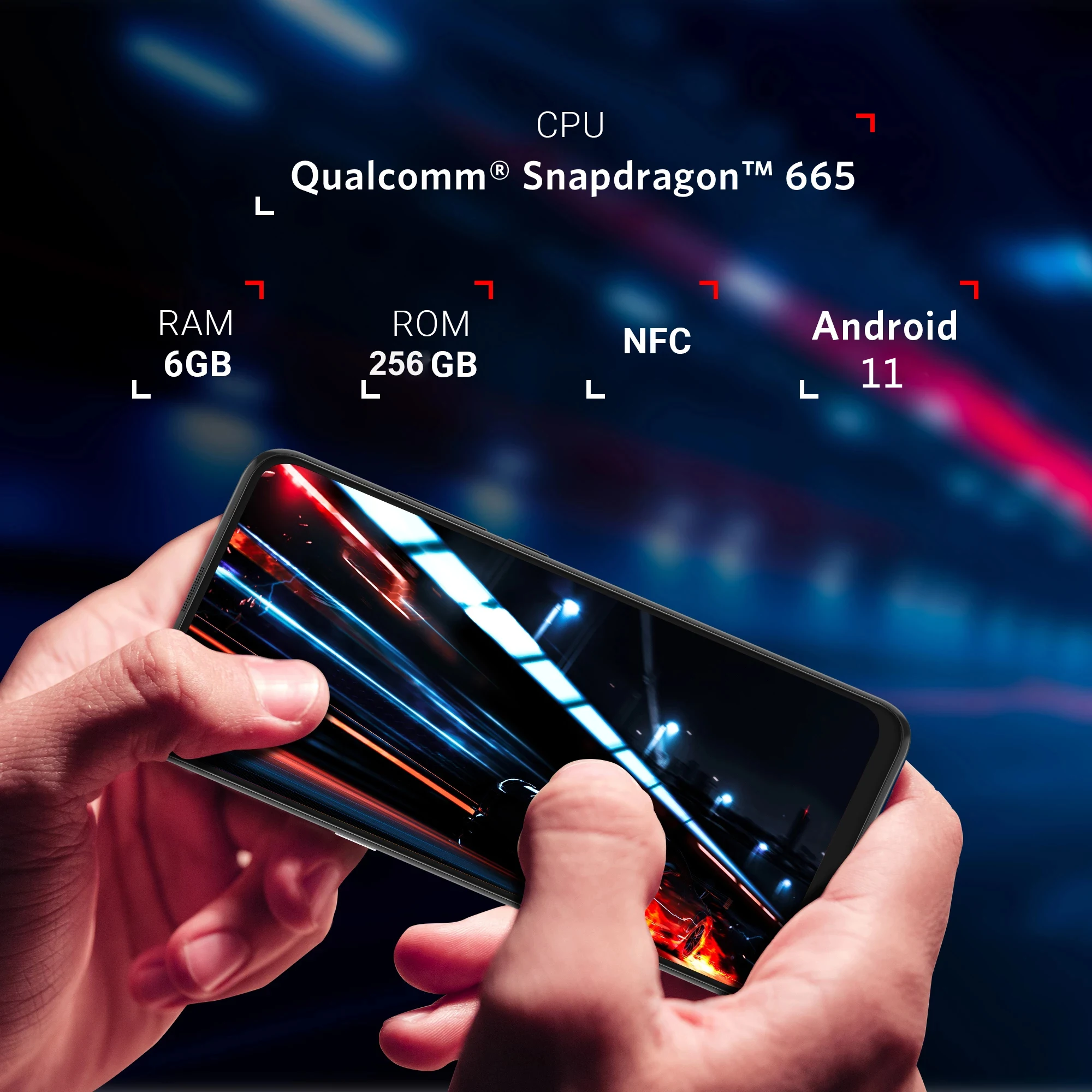 2021 New TCL Mobile Phone Smartphone 48MP Round Quad AI Camera Global Vision Octa Core 6GB+256GB 4000mAh Gaming Phone