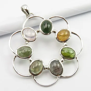 

Original Tourmaline Pendant 4.5 cm 7.2 Grams Solid Engagement Gift