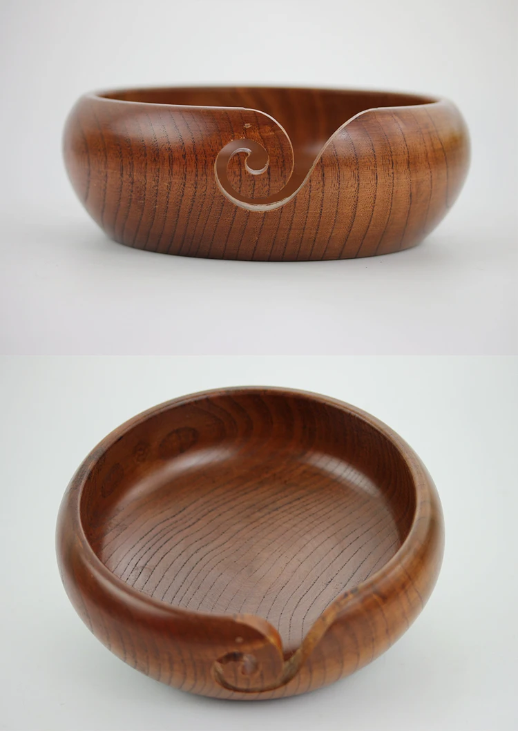 14-16CM Handmade Yarn Bowl Knitting Crochet Storage yarn Bowls Knitting Needle bowl