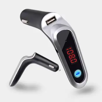 

Hands-Free Mobile Phones Tablets Dsp Bluetooth Car Transmitter Kit Support USB LCD Wireless Music Charger Player FM Card MP X6D5