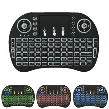 

Mini Backlit Wireless Keyboard BK8 With Touchpad Multimedia Keys Keyset For PC Pad Android/Google TV Box HTPC IPTV PS3 V