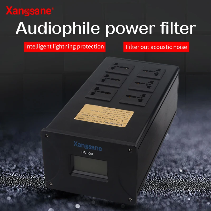 Xangsane hifi мощный универсальный силовой фильтр кабель питания аудио соединительный
