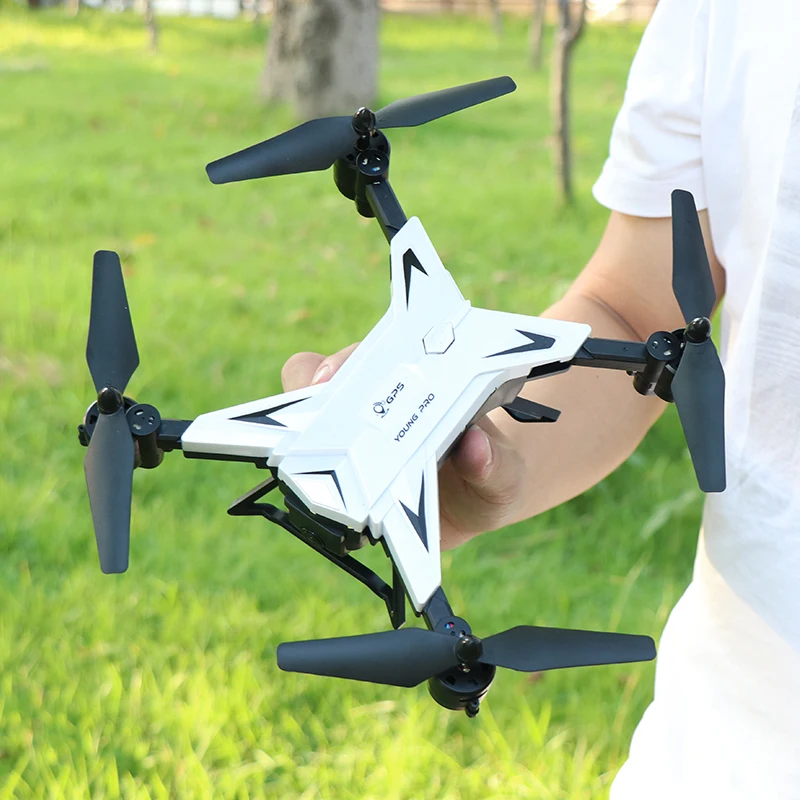 Folding Quadcopter 5G Drone KY601G With GPS And 4K HD Dual Cameras 20-minute Long Endurance Aircraft 1800M Remote Control Toy