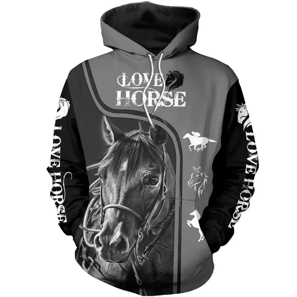 Love Horse Pattern Beautiful 3D Printed Men Hoodies/sweatshirts Harajuku Fashion Hooded Autumn streetwear sudadera hombre Love Horse Pattern Beautiful 3D Printed Men Hoodies/sweatshirts Harajuku Fashion Hooded Autumn streetwear sudadera hombre