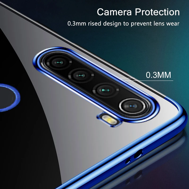 Transparent Case For Xiaomi Redmi Note 8T Case Soft Cover Shockproof Phone Case For Redmi Note 5