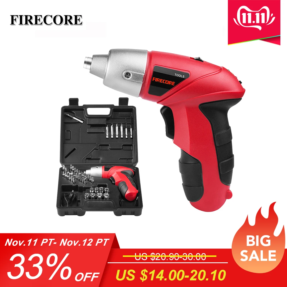 

45 Pcs Electric Screw Driver 3.7V USB chargeable Cordless Mini Drill Power Tools