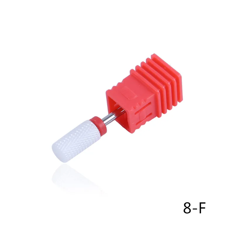 Ceramic Nail Drill Bits Manicure Machine Accessories Milling Cutter Rotary Burr Electric Nail Files Grinding Head Nail Art Tools