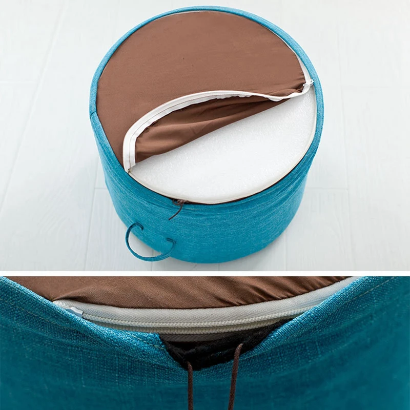 Дизайн, круглая высокопрочная губчатая подушка для сиденья, Подушка Татами, медитация, Йога, круглый коврик, подушки для стула(серый