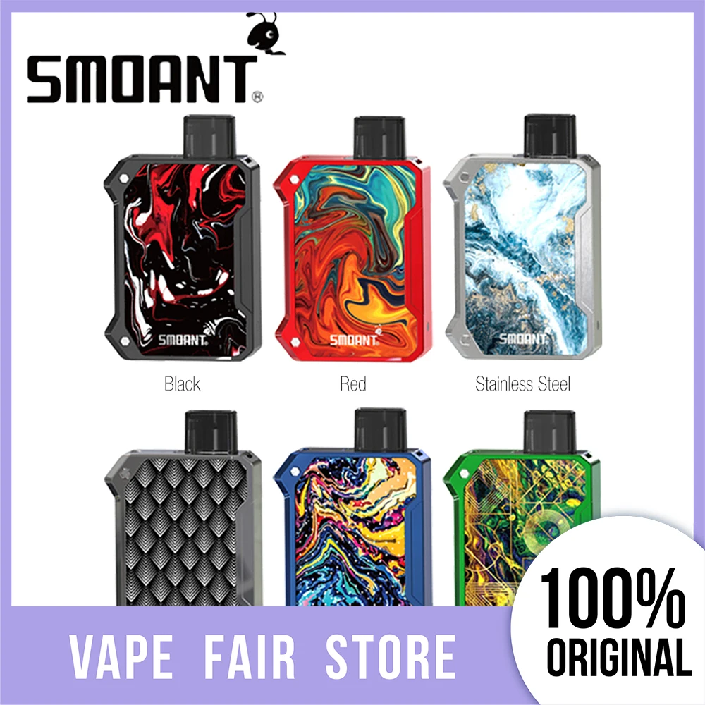 Оригинальный комплект Smoant Battlestar Baby Pod с аккумулятором 750 мАч и 2 мл Electronci cigarette system