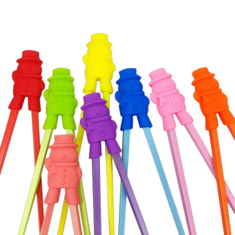 1 пара палочек для еды суши детские палочки с героями мультфильмов легкие в