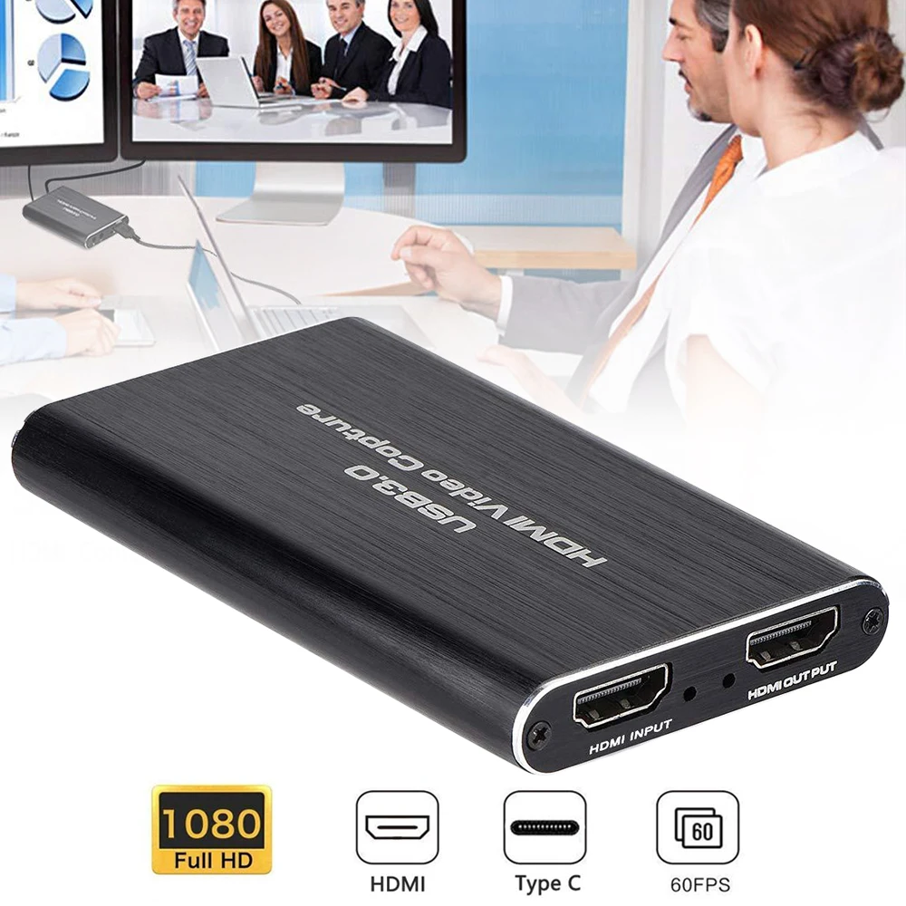 4K HDMI карта захвата игр USB 3 0 1080P HD видео ТВ тюнер карты для передачи в реальном