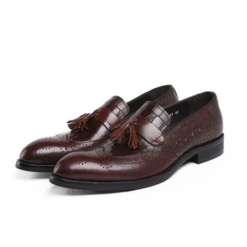 

of Men Shoes Oxfords Round Toe Leather Shoes Work Wear Leather Fashion Hide Substance Chaussure Homme
