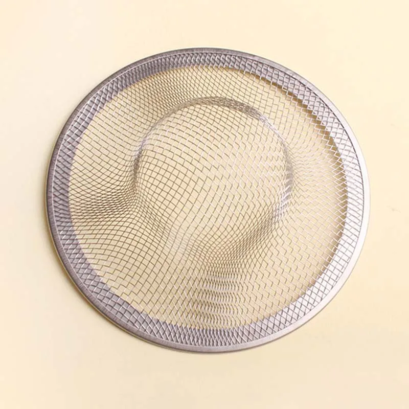 Stainless Steel Drains Kitchen Sink Strainers Bathroom Hair Filter Kitchen Bath Accessories Floor Drain Net Hair Blocking Filter kitchen sink filter,drain filter,drain strainer,floor drain filter