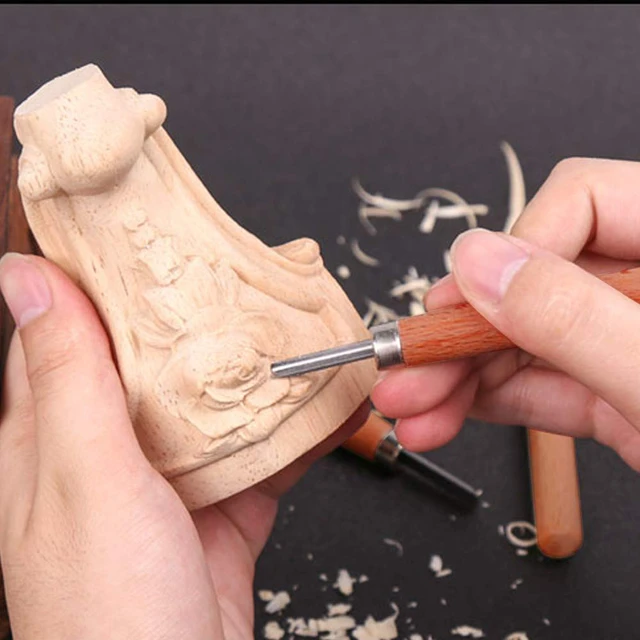 12pcs DIY Woodcut Knife Sculpture Wood Carving Tools Woodworking Hobby Arts  Crafts Cutter Graver Sculpt Pottery Ceramic Clay - AliExpress