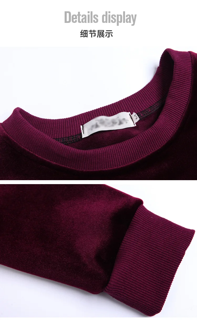 5XL зимний женский спортивный костюм толстый велюр теплый Embroid пальто толстовка+ штаны повседневные штаны для пробежек комплект спортивной одежды спортивный костюм
