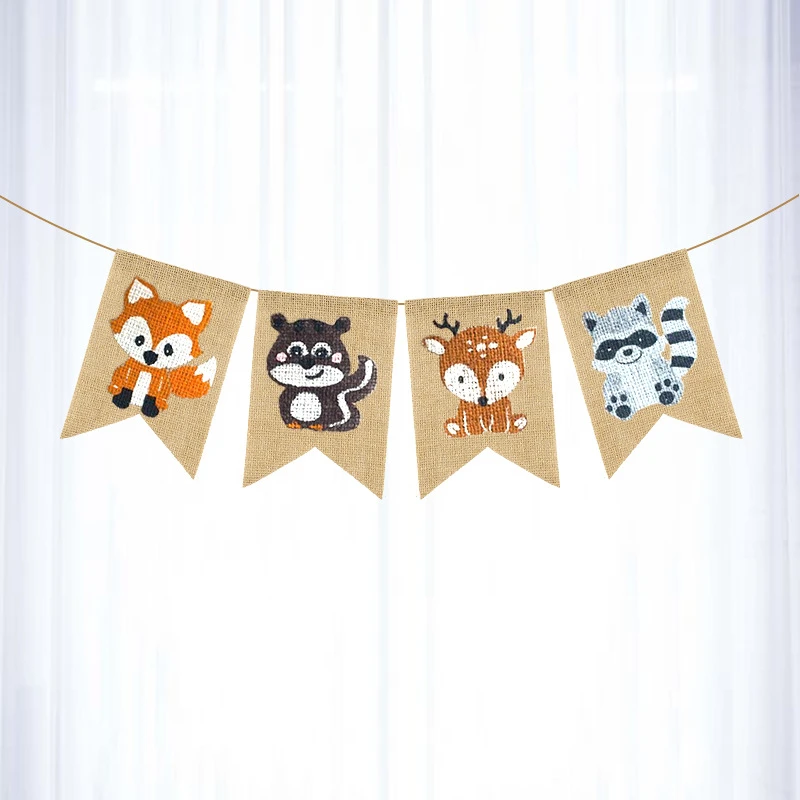 animal garland for nursery