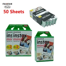 Пленка Fujifilm instax mini 10-50 листов Fuji 9 8 пленок с белыми краями для мгновенных мини 9 8 7s 25 50s 9 90 специально разработанная