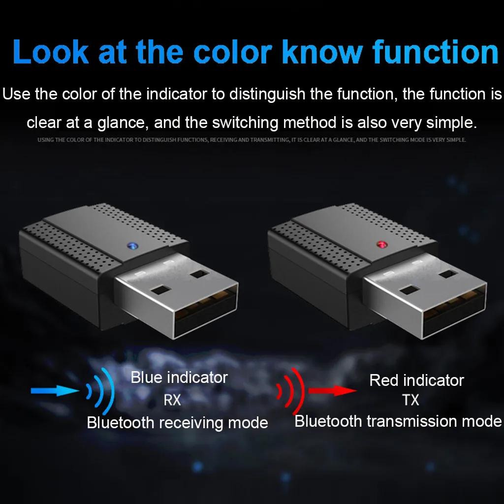 Bluetooth 5,0 аудио приемник передатчик мини стерео Bluetooth AUX RCA USB 3,5 мм разъем для ТВ ПК автомобильный комплект беспроводной адаптер