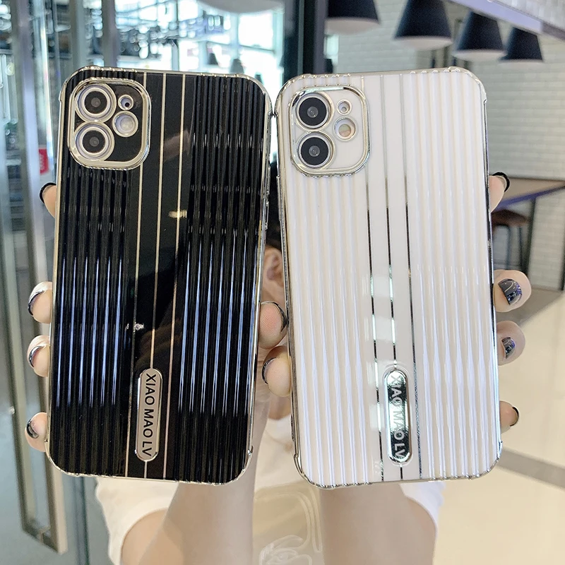 Чехол для iPhone 12 Pro Max Mini квадратная рамка защита объектива багажник позолоченный