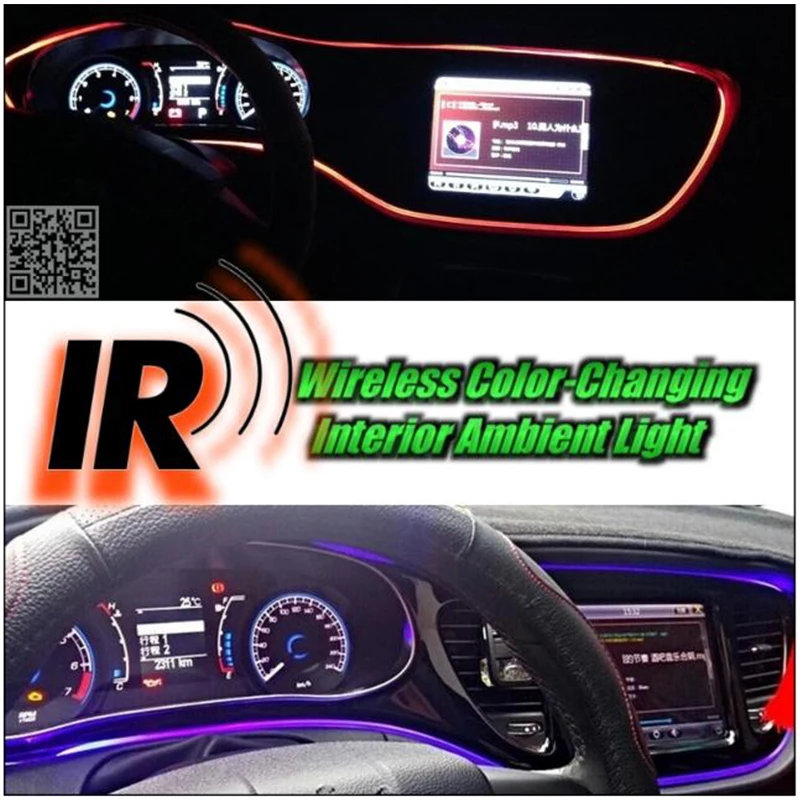 Wireless IR Control NOVOVISU Car Interior Ambient Instrument Panel Dashboard Light For LEXUS RX 300 250 350 LX 460 470 GX NX