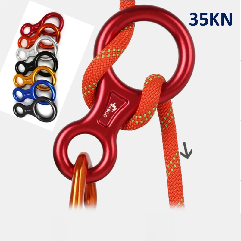 35KN mosquetón de escalada, equipo escalada en roca, descenso, Rappel, bloqueo de hebilla, seguridad para montañismo, accesorios para exteriores, 1 5 piezas|Accesorios de escalada| - AliExpress