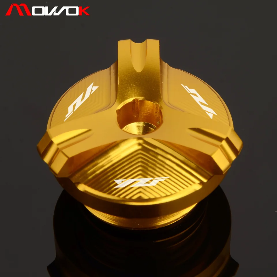 Крышка фильтра масляной пробки двигателя M27 * 3 для YAMAHA YZFR125 YZF750R YZF600R YZF1000R