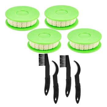 

Bike Chain Oiler Roller Bicycle Chain Cleaner Kit Bike Chain Gear for Mountain Road City BMX Folding Bike