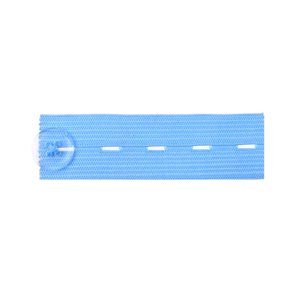 light blue 1 шт., штаны, пояс для юбки, брюки, джинсы, эластичные пуговицы OCT998 - Цвет: light blue