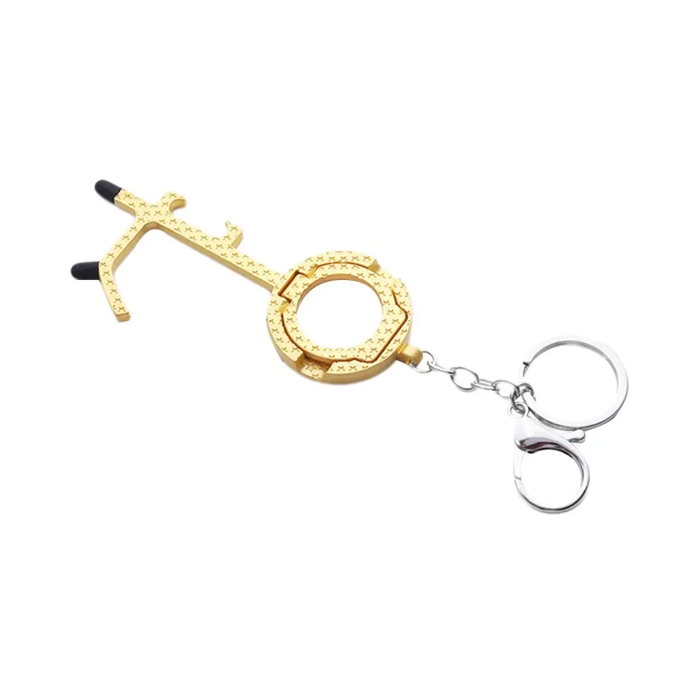 

No-Touch Door Opener Multifunction Elevator Button Contactless Safety Door Opener Touch Screen Key Beer Trigger