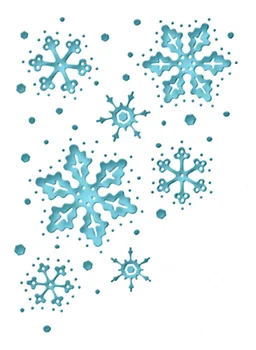 

Metal Cutting Dies Snowflake embossed background Crafts Stencil For DIY Scrapbooking Paper/photo Cards Embossing Die
