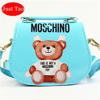 

DHL Free Shipping Just Tao Kids lovely shoulder bags Baby girls Cartoon style bag Toddlers Mini Coin purse Kid brand Bags JTD039