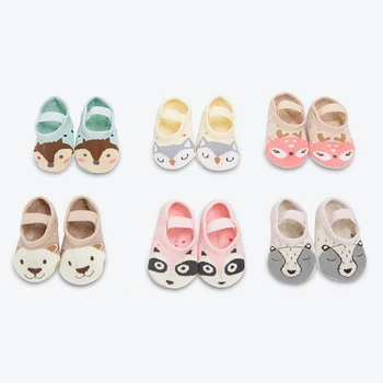 

Baby Socks With Anti-Drop Belt Elastic Cute Cartoon 3D Pattern Animal Floor Socks For Girls Boys Infants Anti-Slip Socks 0-3T