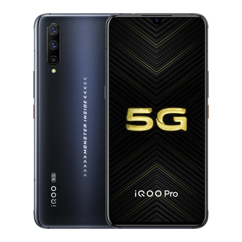 Vivo iQOO Pro 5G мобильный телефон Android 9,0 8G 256G Snapdragon 855 Plus 6,41 ''NFC Super AMOLED 44W быстрая зарядка смартфон