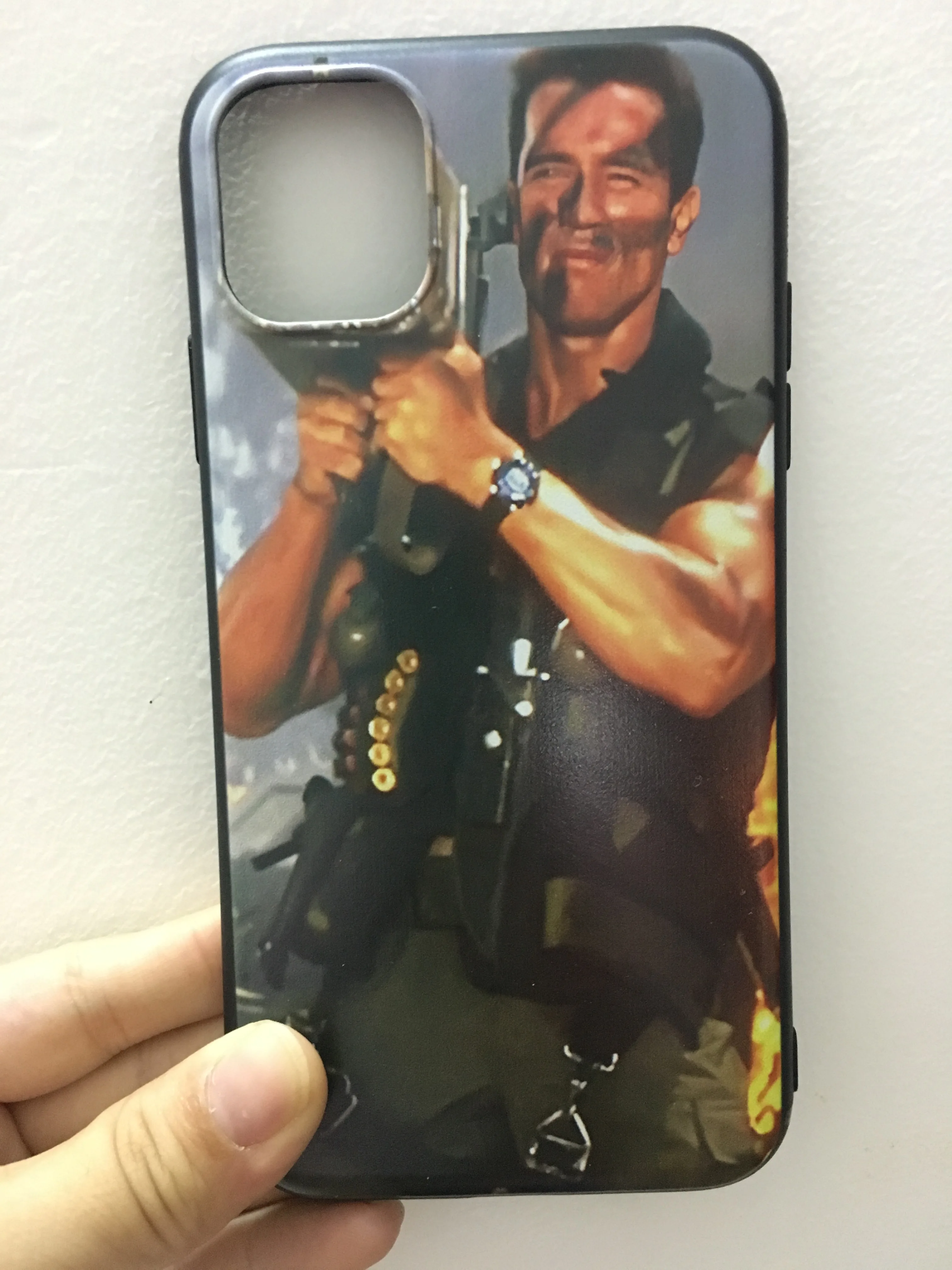 Черный мягкий силиконовый чехол для телефона Arnold Schwarzenegger movie Commando для iPhone 11 11Pro 11Promax