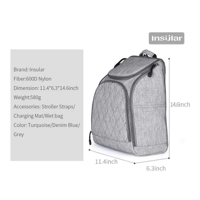 Baby Care Nappy Backpack Mummy Maternity Diaper Bag Large Nursing Bag Travel Backpack Designer Stroller Baby Bag