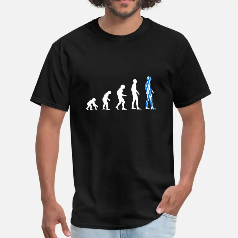 Newest Evolution Bavaria Tee Shirt For Men Cotton O Neck Unisex Mens T-Shirt Size Xxxl 4xl 5xl Male Top Tee - Цвет: Men-Black