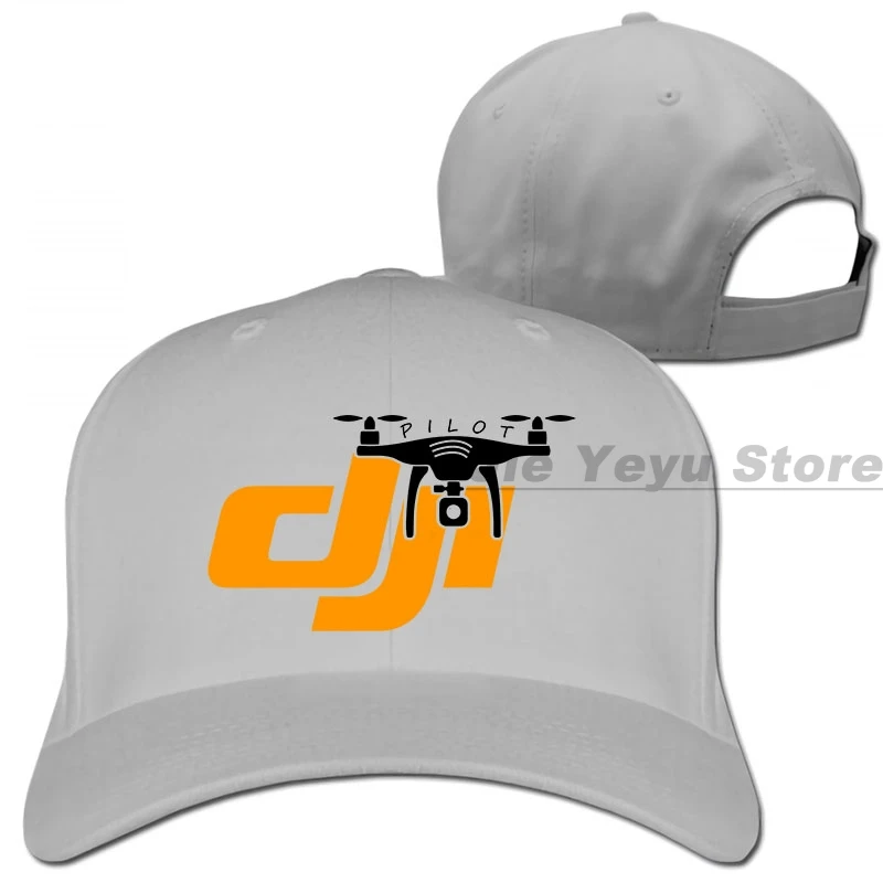 DJI PILOT бейсбольная кепка для мужчин и женщин, Кепка для водителя грузовика, модная Регулируемая Кепка - Цвет: 1-Gray