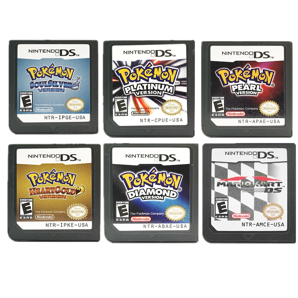 Nintendo Pokemon Series Diamond Heartgold Pearl Platinum Soulsilver Ds Game Cartridge Console Card English Language For 3ds 2ds Card Games Aliexpress