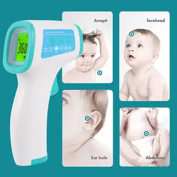 

Hot Non-contact Infrared Thermometer Handheld Infrared Thermometer High Precision Measures Body Temperature