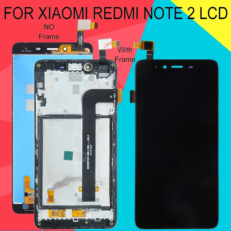 

Dinamico Promotion For Redmi Note2 Display Replacement For Xiaomi Redmi Note 2 Lcd Touch Screen Digitizer Assembly Free Shipping