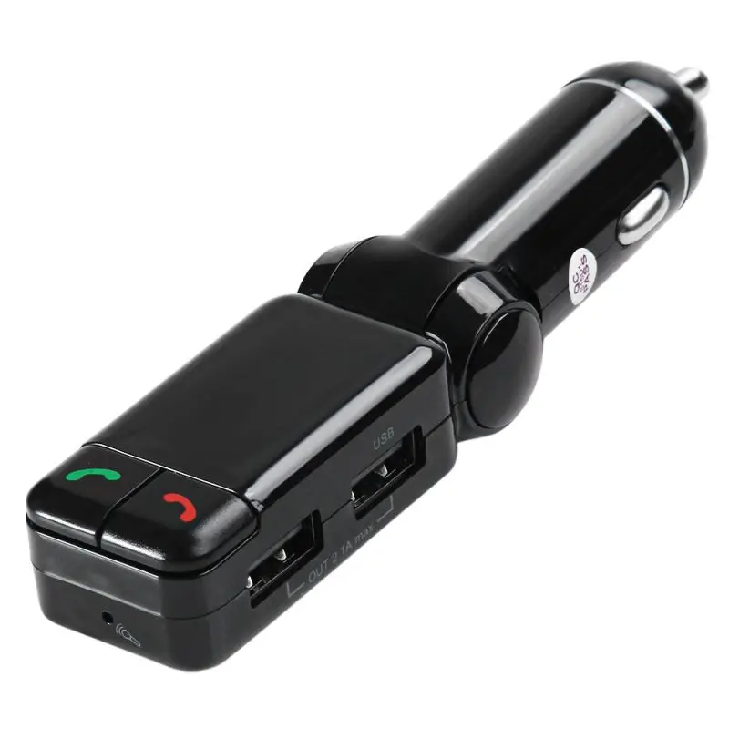 Портативный полный частоты FM Bluetooth передатчик Bluetooth Hands-free автомобильный mp3-плеер