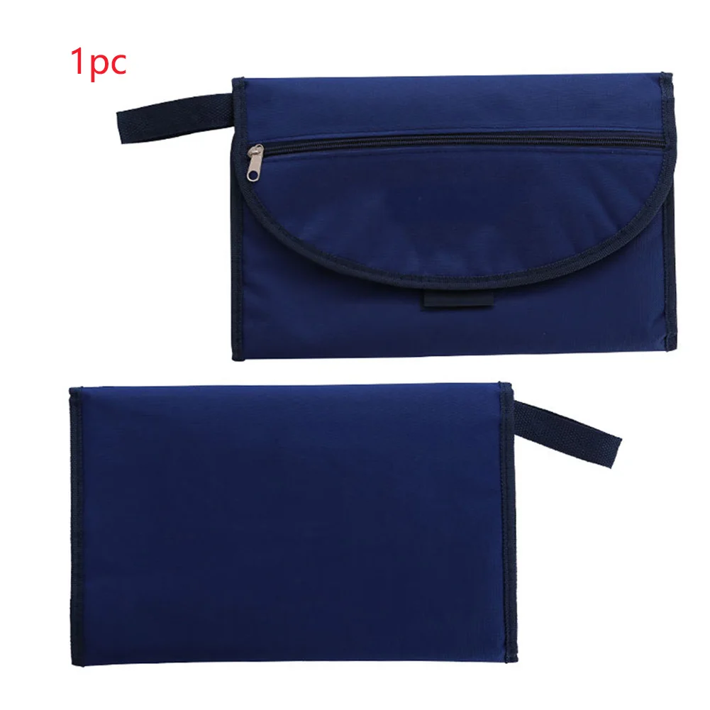 Play Zipper Closure Soft Wipeable Washable Portable Magic Sticker Baby Use Waterproof Travel Diaper Changing Mat Floor Foldable
